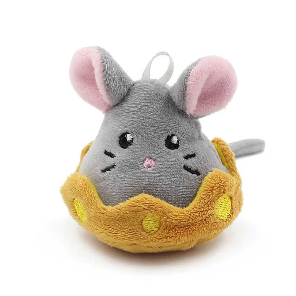NWT Catnip and crinkle paper bite-resistant plush cat toys - package of 2